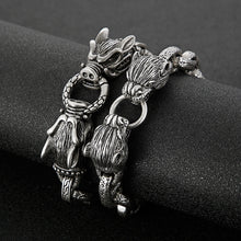 Load image into Gallery viewer, Kalen Animal Series Wild Boar Domineering Men&#39;s Bracelet Stainless