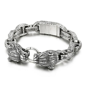 Exquisite Animal Accessories Bracelet 316L Stainless Steel Men's