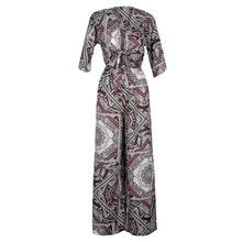 Load image into Gallery viewer, Kancoold jumpsuit Women V Neck Slim Short Sleeve Digital Print Loose