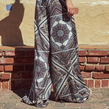 Load image into Gallery viewer, Kancoold jumpsuit Women V Neck Slim Short Sleeve Digital Print Loose