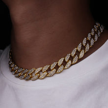 Load image into Gallery viewer, New Fashion Gold Color Rhinestone  Necklace for Women Men