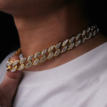 Load image into Gallery viewer, New Fashion Gold Color Rhinestone  Necklace for Women Men