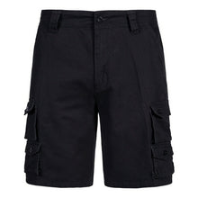 Load image into Gallery viewer, Khaki Cargo Shorts Men Summer Baggy Multi Pocket Solid Men's