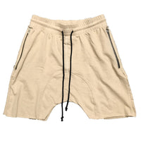 Khaki Raw Cut City Short