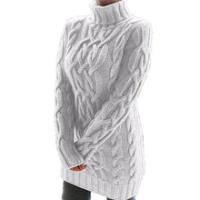 Load image into Gallery viewer, Knit Sweater Pullover Dress High Waist Autumn Winter