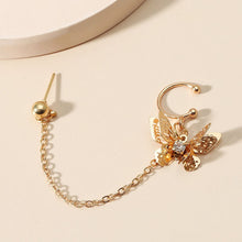 Load image into Gallery viewer, Elegant Cute Rhinestone Butterfly Stud Earrings For Women Girls