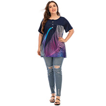Load image into Gallery viewer, Retro Printed Women T shirts Spring Summer