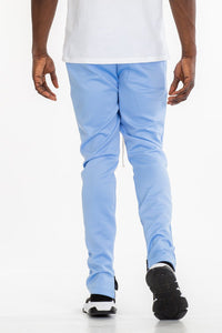 SIMPLE TRACK PANTS- LIGHT BLUE