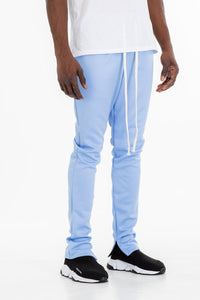 SIMPLE TRACK PANTS- LIGHT BLUE