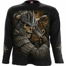 Load image into Gallery viewer, VIKING WARRIOR - Longsleeve T-Shirt Black