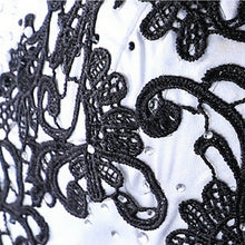 Load image into Gallery viewer, Back Ball Gown With Crystal Evening Party Dresses Vintage Lace