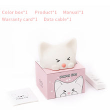Load image into Gallery viewer, LED Night Light Lamp Touch Sensor Silicone USB Rechargeable Room Decor