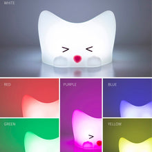 Load image into Gallery viewer, LED Night Light Lamp Touch Sensor Silicone USB Rechargeable Room Decor