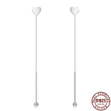 Load image into Gallery viewer, LEKANI 925 Sterling Silver Round Bead Tassel Drop Earrings For Women