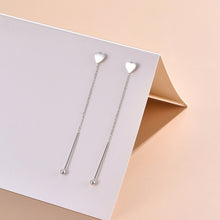 Load image into Gallery viewer, LEKANI 925 Sterling Silver Round Bead Tassel Drop Earrings For Women