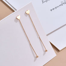 Load image into Gallery viewer, LEKANI 925 Sterling Silver Round Bead Tassel Drop Earrings For Women
