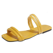 Load image into Gallery viewer, Summer Two Wear Ladies Slippers Comfortable Single strap Women - Sophornlilly