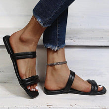 Load image into Gallery viewer, Summer Two Wear Ladies Slippers Comfortable Single strap Women - Sophornlilly