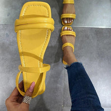 Load image into Gallery viewer, Summer Two Wear Ladies Slippers Comfortable Single strap Women - Sophornlilly