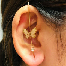 Load image into Gallery viewer, New Hot Cubic Zirconia Crystal Lightning Cross Stud