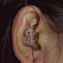 Load image into Gallery viewer, New Hot Cubic Zirconia Crystal Lightning Cross Stud