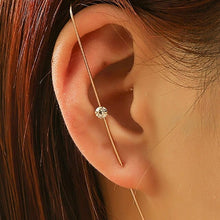 Load image into Gallery viewer, New Hot Cubic Zirconia Crystal Lightning Cross Stud