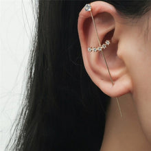 Load image into Gallery viewer, New Hot Cubic Zirconia Crystal Lightning Cross Stud