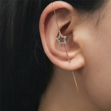 Load image into Gallery viewer, New Hot Cubic Zirconia Crystal Lightning Cross Stud