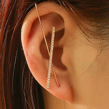Load image into Gallery viewer, New Hot Cubic Zirconia Crystal Lightning Cross Stud