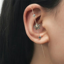 Load image into Gallery viewer, New Hot Cubic Zirconia Crystal Lightning Cross Stud