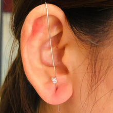 Load image into Gallery viewer, New Hot Cubic Zirconia Crystal Lightning Cross Stud