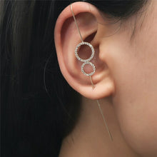 Load image into Gallery viewer, New Hot Cubic Zirconia Crystal Lightning Cross Stud