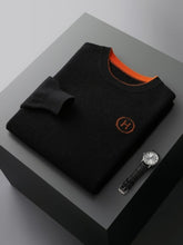 Load image into Gallery viewer, Men's Merino Wool Embroidered Fall Winter New Pullover