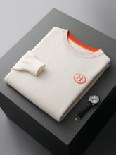 Load image into Gallery viewer, Men's Merino Wool Embroidered Fall Winter New Pullover