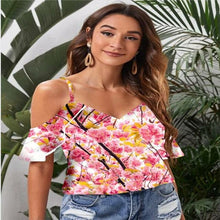 Load image into Gallery viewer, Fashion 3D Sling Short Sleeve Sunflower Print Woman T shirt - Sophornlilly