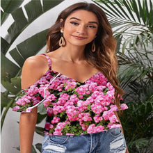 Load image into Gallery viewer, Fashion 3D Sling Short Sleeve Sunflower Print Woman T shirt - Sophornlilly