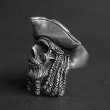 Load image into Gallery viewer, LISM new exaggerated personality trend pirate captain alloy European
