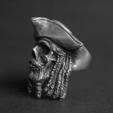 Load image into Gallery viewer, LISM new exaggerated personality trend pirate captain alloy European
