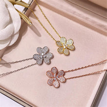Load image into Gallery viewer, LISM's own design of copper inlaid zircon petals, ladies luxury high