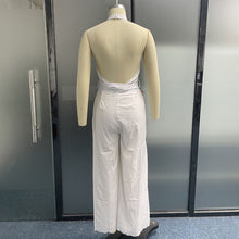 Load image into Gallery viewer, Jumpsuit Sexy Back Round Neck Sleeveless Ruffled