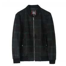 Load image into Gallery viewer, LKSD spring fashion men's jacket causal strand collar plaid printed