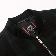Load image into Gallery viewer, LKSD spring fashion men's jacket causal strand collar plaid printed