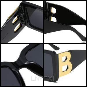 Fashion Oversized The Letter B Square Luxury Trend