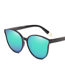 Load image into Gallery viewer, Retro Cat Eye Sunglasses Luxury Coating Mirror Round Sun