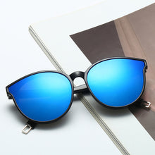 Load image into Gallery viewer, Retro Cat Eye Sunglasses Luxury Coating Mirror Round Sun
