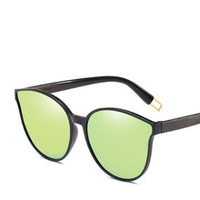 Load image into Gallery viewer, Retro Cat Eye Sunglasses Luxury Coating Mirror Round Sun