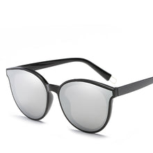 Load image into Gallery viewer, Retro Cat Eye Sunglasses Luxury Coating Mirror Round Sun