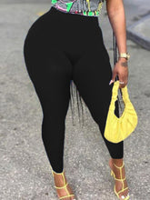 Load image into Gallery viewer, Leggings Mid Waist Skinny Stretchy Sporty