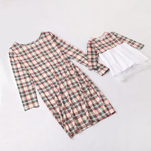 Load image into Gallery viewer, Family Matching Outfits Long Sleeve Plaid Clothes For Baby