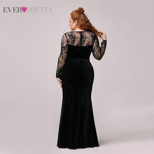 Load image into Gallery viewer, Lace Evening Dresses Plus size For Women Ever Pretty Mermaid